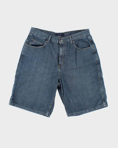 Vintage Y2K Tommy Hilfiger Wide Leg Denim Carpenter Shorts - W34 L10