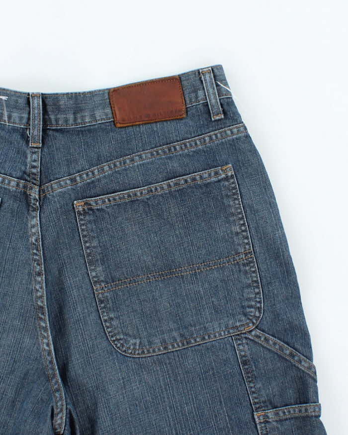 Vintage Y2K Tommy Hilfiger Wide Leg Denim Carpenter Shorts - W34 L10