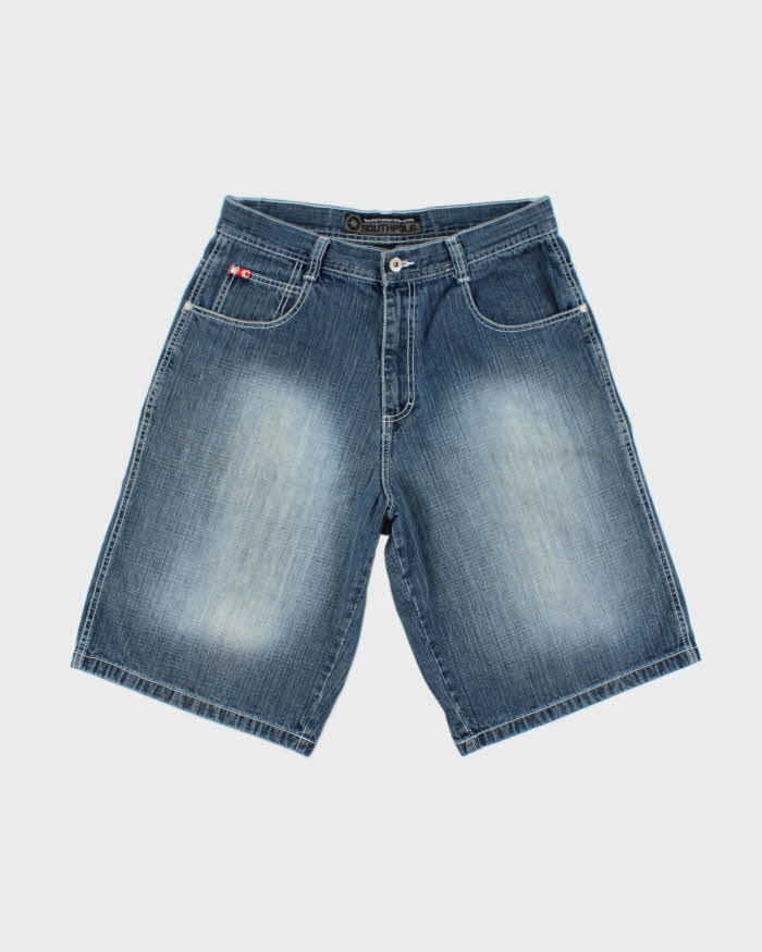 Vintage Y2K Southpole Wide Leg Denim Shorts - W32 L12