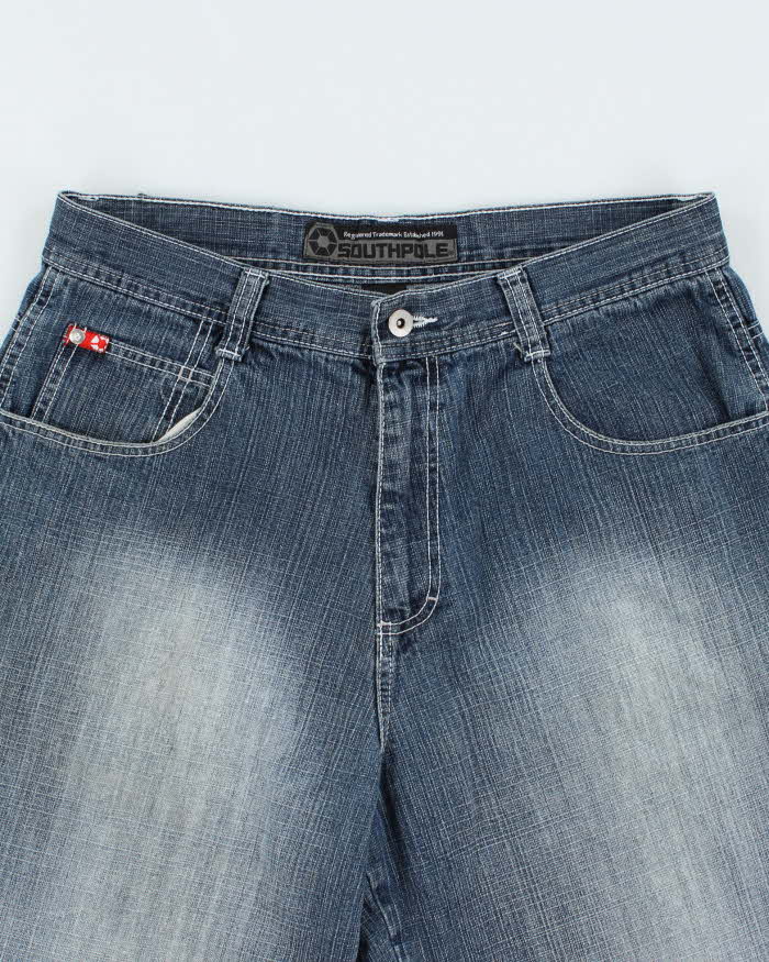 Vintage Y2K Southpole Wide Leg Denim Shorts - W32 L12