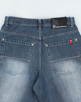 Vintage Y2K Southpole Wide Leg Denim Shorts - W32 L12