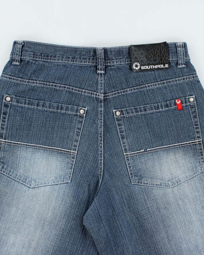 Vintage Y2K Southpole Wide Leg Denim Shorts - W32 L12