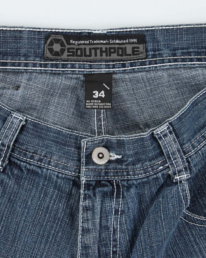 Vintage Y2K Southpole Wide Leg Denim Shorts - W32 L12