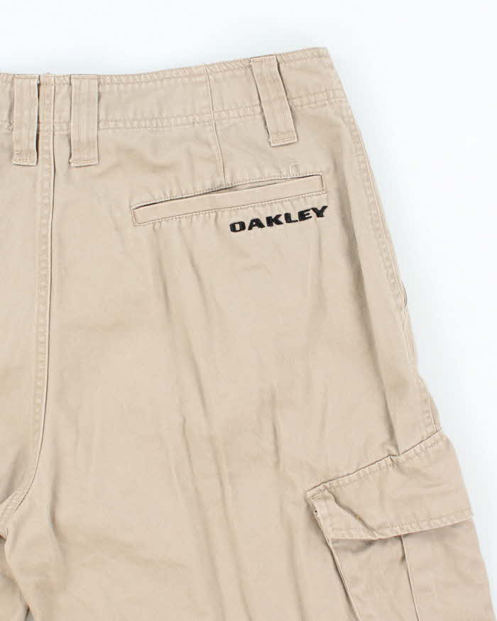 Vintage Oakley Embroidered Wide Leg Cargo Shorts - W32 L10