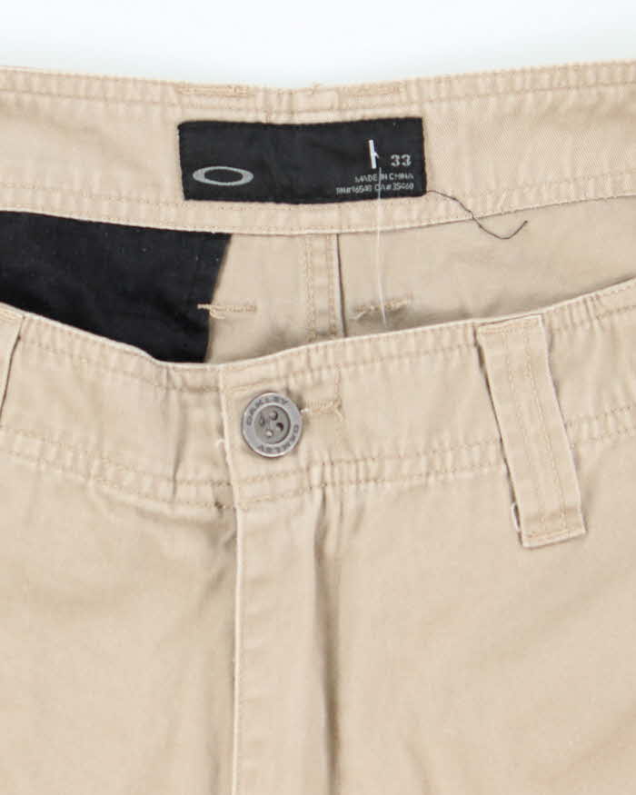 Vintage Oakley Embroidered Wide Leg Cargo Shorts - W32 L10