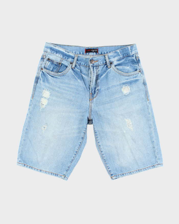 Vintage Y2K Guess Medium Wash Denim Shorts - W32 L11