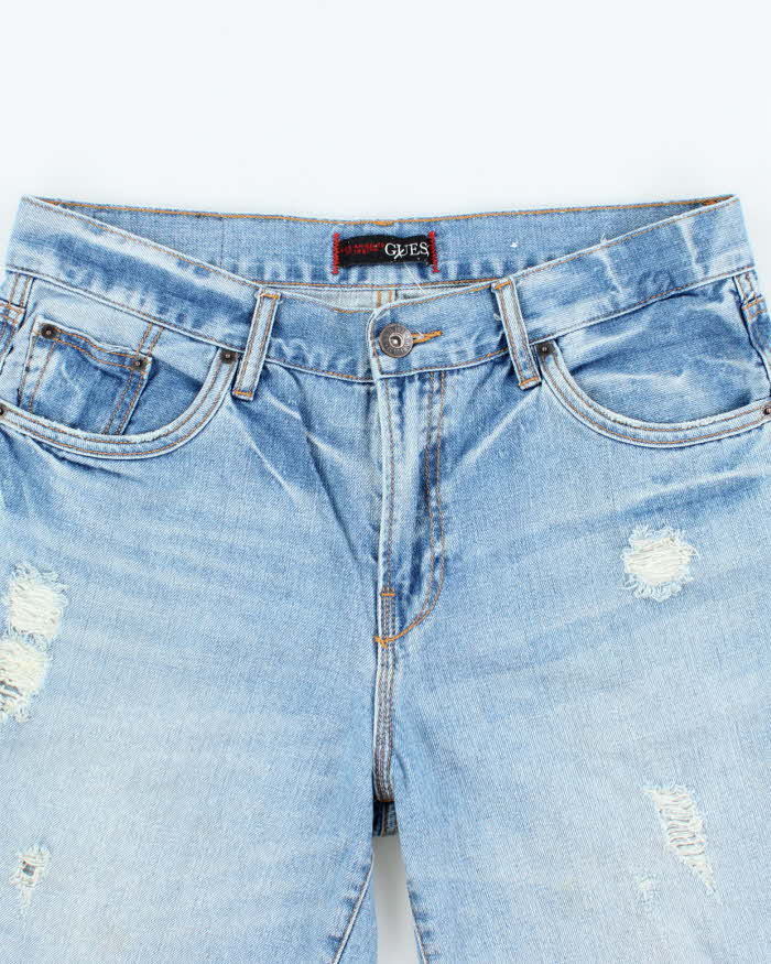 Vintage Y2K Guess Medium Wash Denim Shorts - W32 L11
