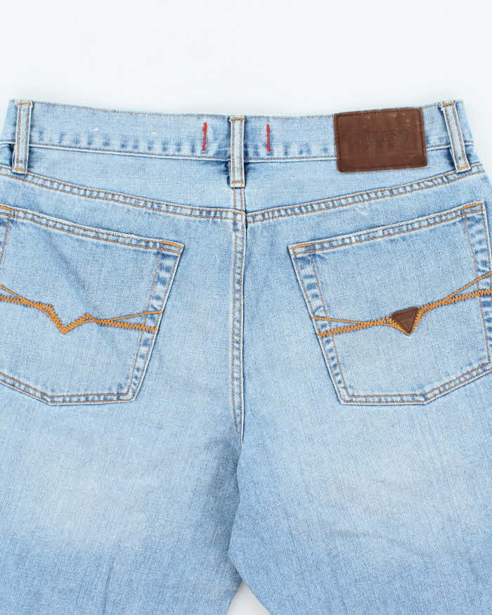 Vintage Y2K Guess Medium Wash Denim Shorts - W32 L11