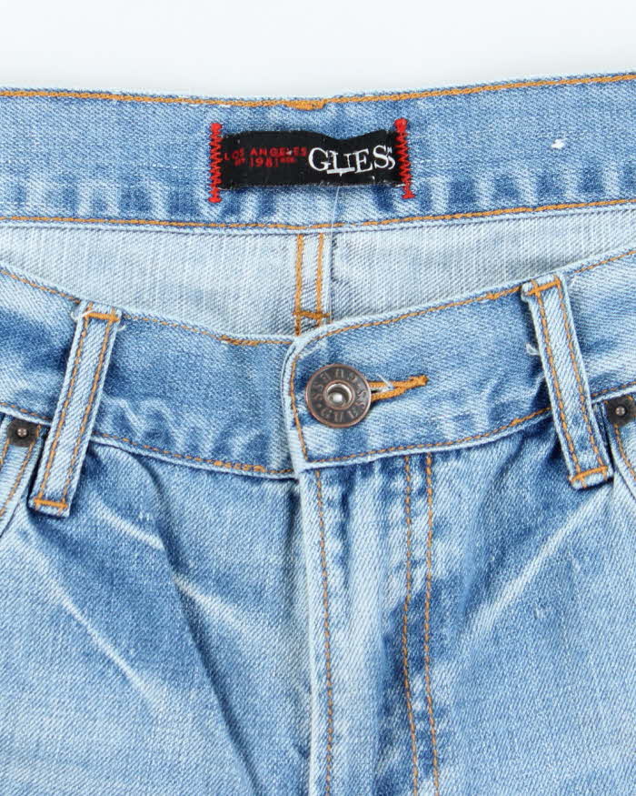 Vintage Y2K Guess Medium Wash Denim Shorts - W32 L11