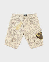 Vintage Y2K Christian Audigier Embroidered All Over Print Cargo Shorts - W29 L11