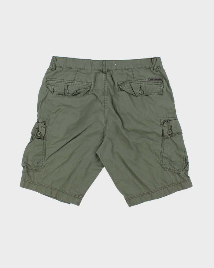 Vintage 2000's Calvin Klein Wide Leg Cargo Shorts - W36 L11