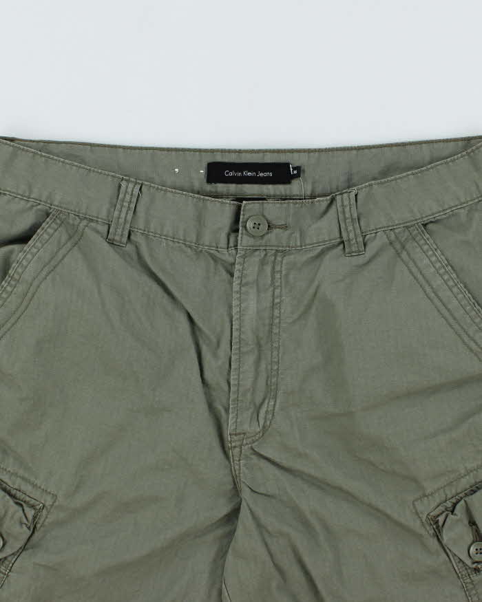 Vintage 2000's Calvin Klein Wide Leg Cargo Shorts - W36 L11