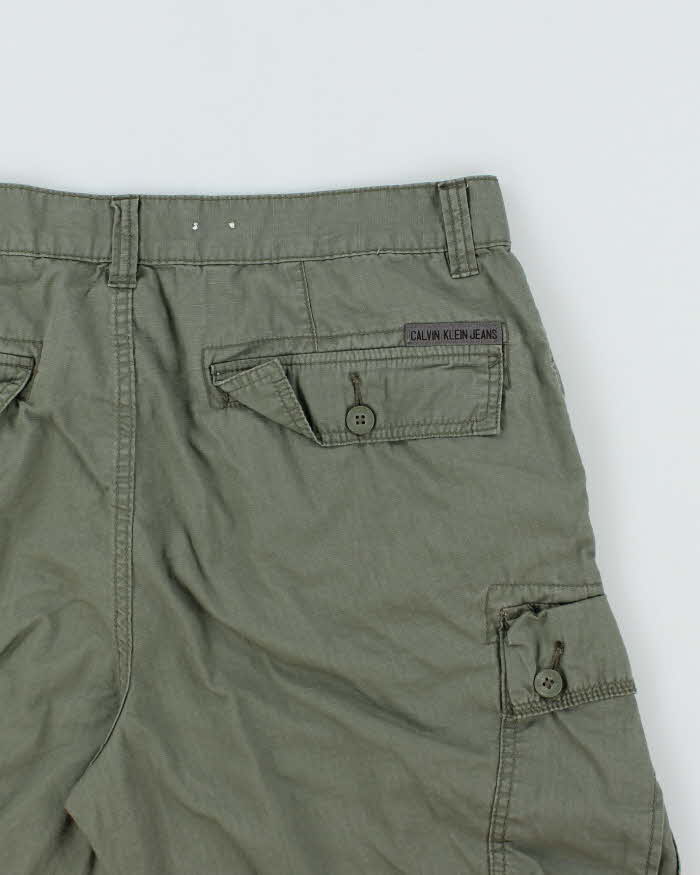 Vintage 2000's Calvin Klein Wide Leg Cargo Shorts - W36 L11