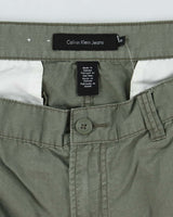 Vintage 2000's Calvin Klein Wide Leg Cargo Shorts - W36 L11