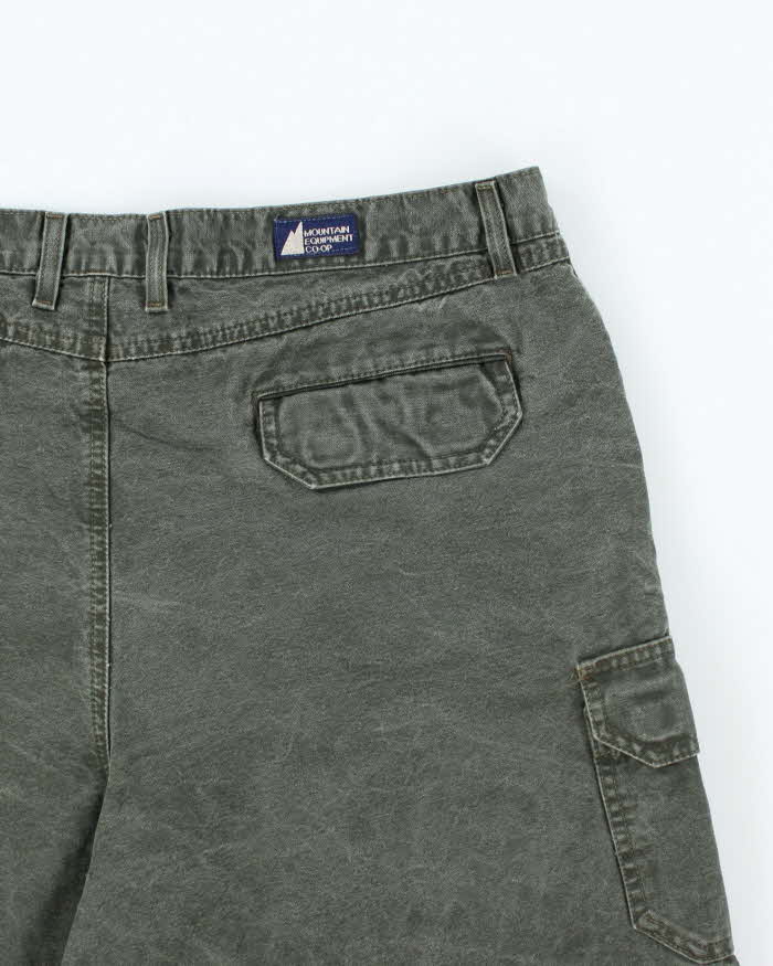 Vintage 2000's Mountain Equipment Co. Dark Wash Denim Cargo Shorts - W36 L8