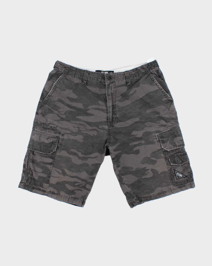 Vintage 2000's Billabong Black Camouflage Cargo Shorts - W32 L10