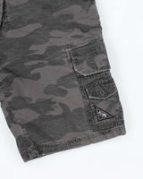 Vintage 2000's Billabong Black Camouflage Cargo Shorts - W32 L10