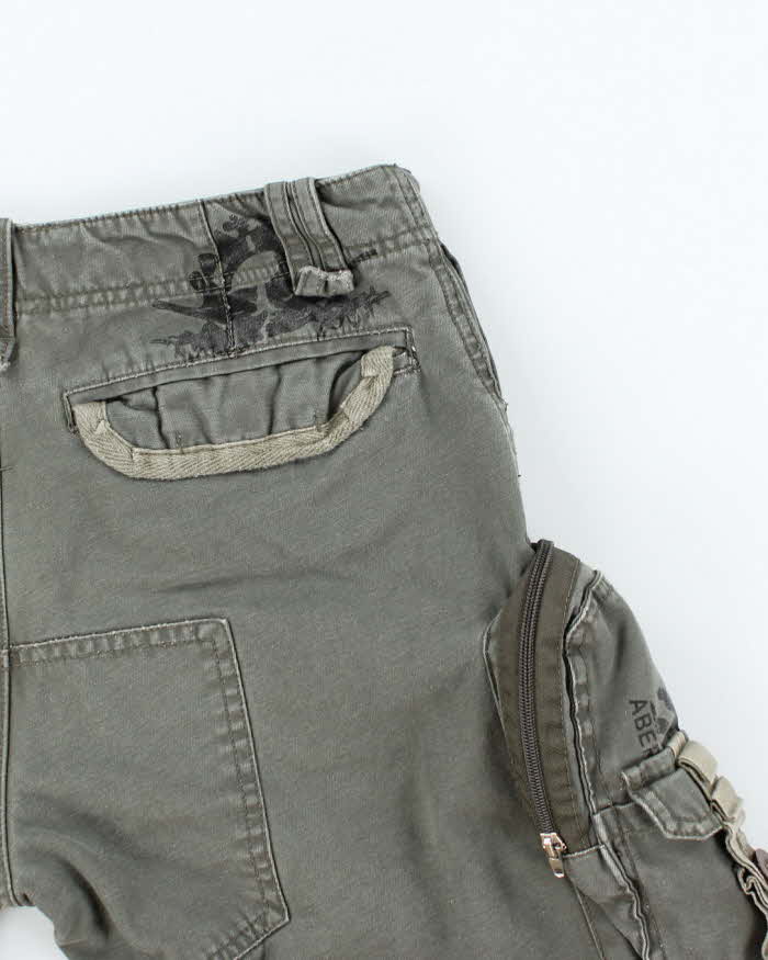 Vintage Y2K Abercrombie & Fitch Military Style Cargo Shorts - W28 L12