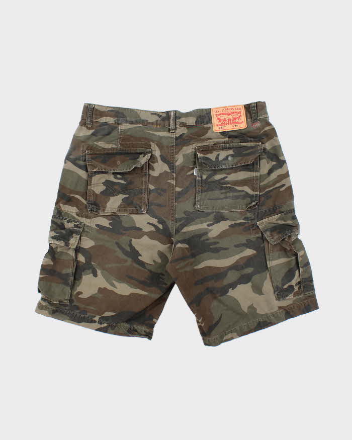 Vintage 2000's Levi's Baggy Camouflage Cargo Shorts - W34 L9