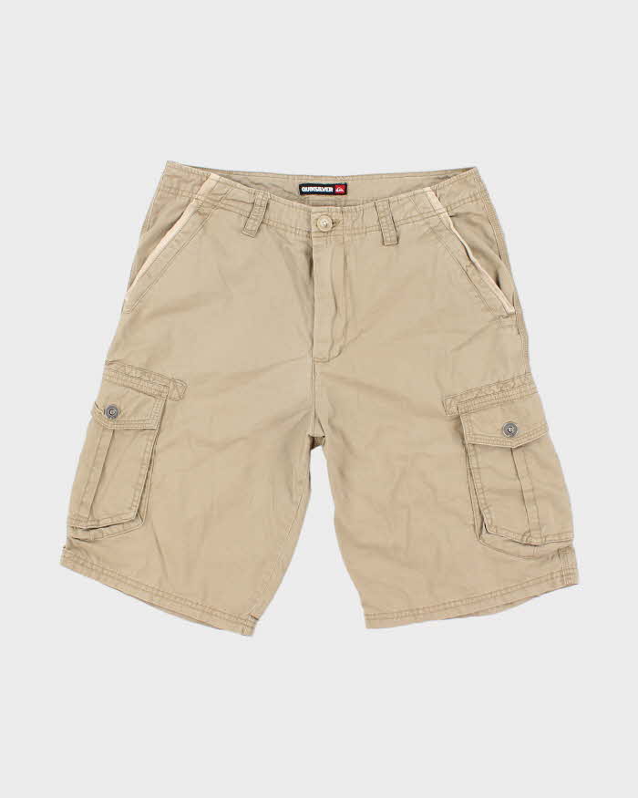 Vintage Y2K Quiksilver Baggy Heavyweight Cargo Shorts - W30 L10