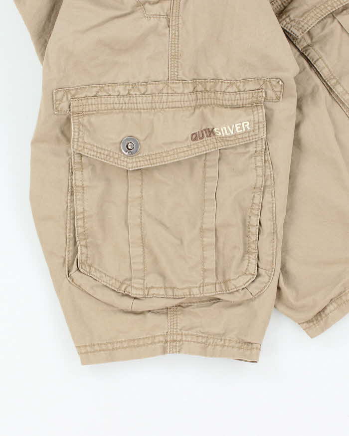 Vintage Y2K Quiksilver Baggy Heavyweight Cargo Shorts - W30 L10