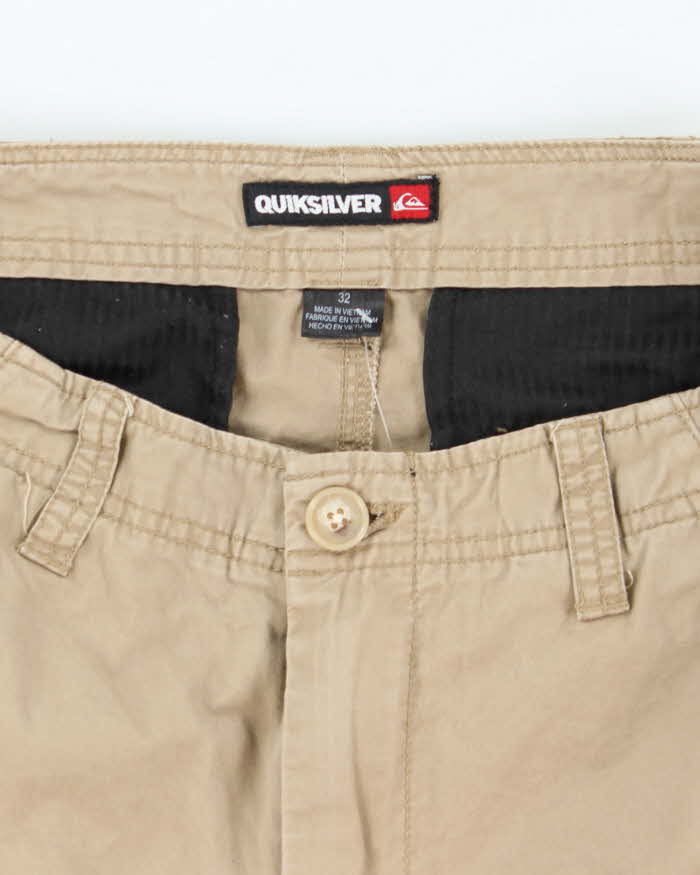 Vintage Y2K Quiksilver Baggy Heavyweight Cargo Shorts - W30 L10
