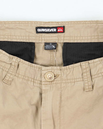 Vintage Y2K Quiksilver Baggy Heavyweight Cargo Shorts - W30 L10
