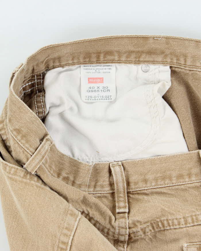 Vintage 2000's Wrangler Wide Leg Denim Cut Off Shorts - W36 L15