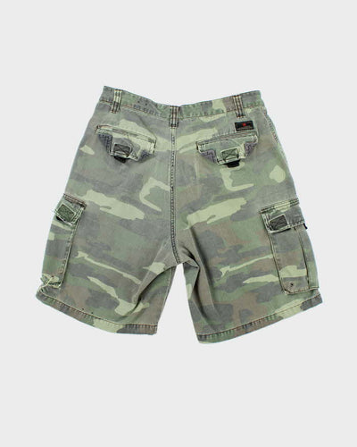 Vintage Y2K Coliseum Camouflage Cargo Shorts - W30 L8