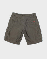 Vintage 2000's Wrangler Wide Leg Faded Cargo Shorts - W34 L9