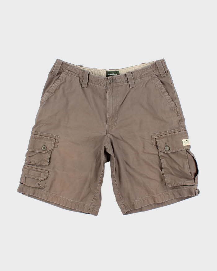 Vintage 2000's Eddie Bauer Wide Leg Cargo Shorts - W36 L11