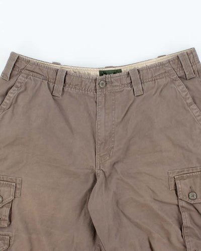 Vintage 2000's Eddie Bauer Wide Leg Cargo Shorts - W36 L11