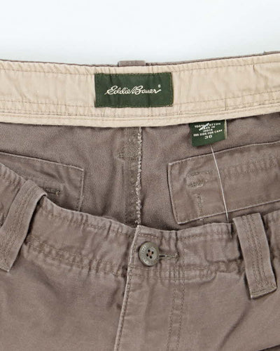 Vintage 2000's Eddie Bauer Wide Leg Cargo Shorts - W36 L11
