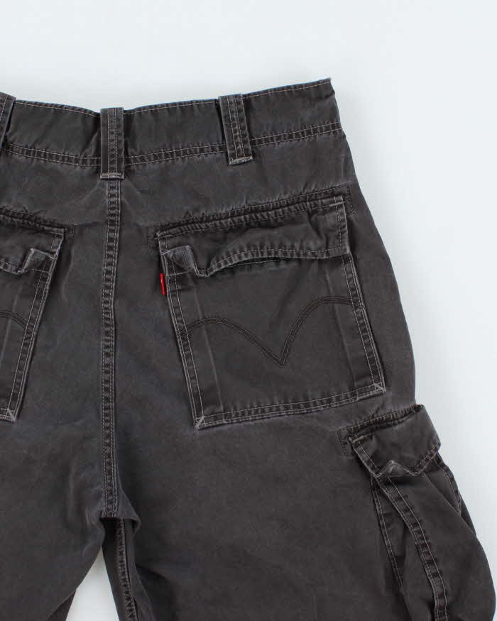 Vintage Levi's Faded Wide Leg Cargo Shorts - W32 L10
