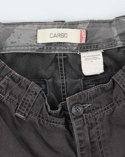 Vintage Levi's Faded Wide Leg Cargo Shorts - W32 L10