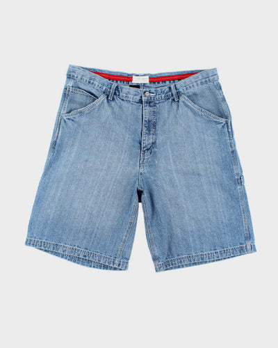 Vintage 2000's Cache Creek Wide Leg Light Wash Denim Cargo Shorts - W38 L11
