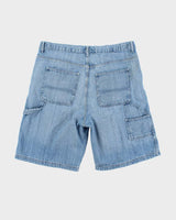 Vintage 2000's Cache Creek Wide Leg Light Wash Denim Cargo Shorts - W38 L11