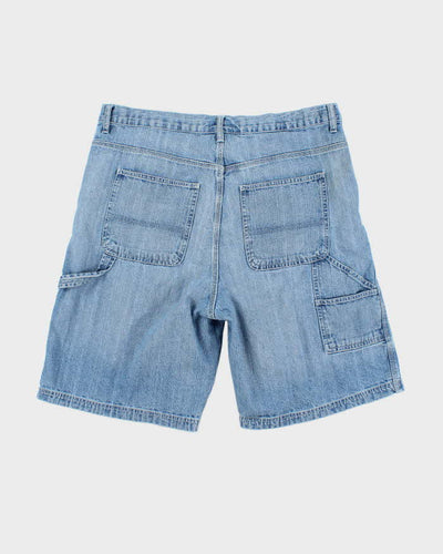Vintage 2000's Cache Creek Wide Leg Light Wash Denim Cargo Shorts - W38 L11