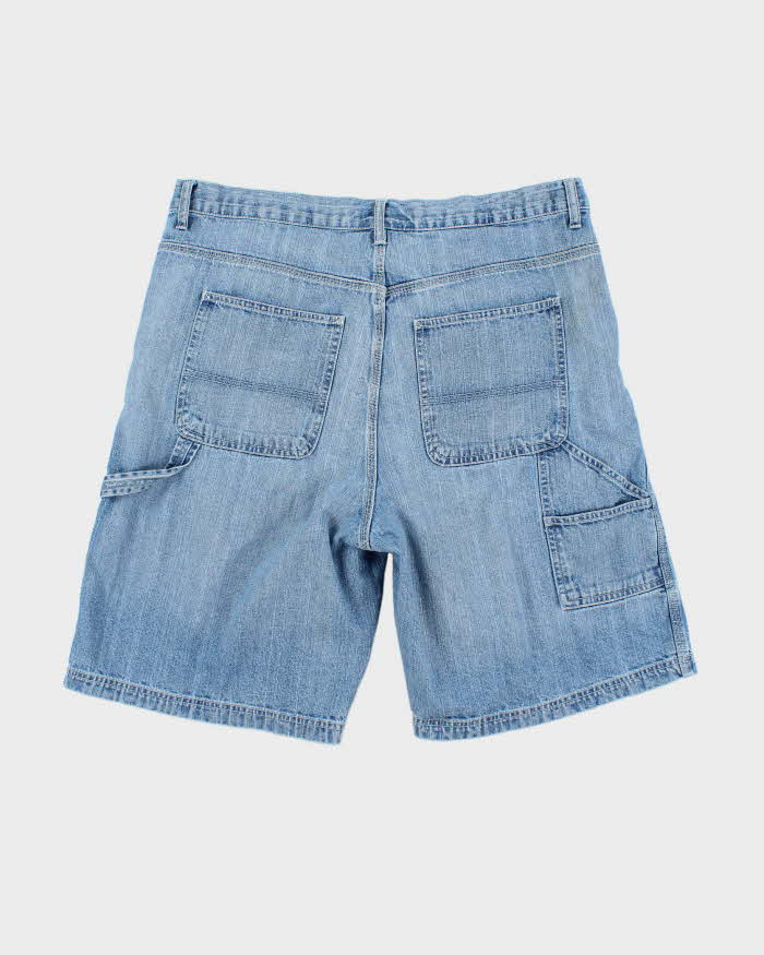 Vintage 2000's Cache Creek Wide Leg Light Wash Denim Cargo Shorts - W38 L11