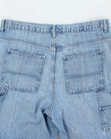 Vintage 2000's Cache Creek Wide Leg Light Wash Denim Cargo Shorts - W38 L11