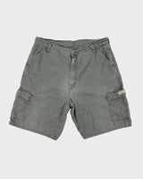 Vintage 2000's Wrangler Wide Leg Faded Cargo Shorts - W34 L10