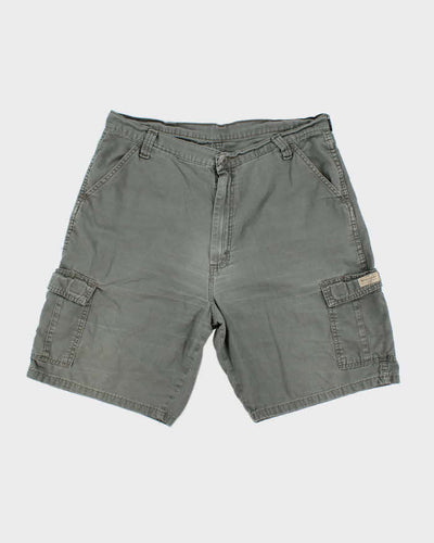 Vintage 2000's Wrangler Wide Leg Faded Cargo Shorts - W34 L10