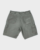 Vintage 2000's Wrangler Wide Leg Faded Cargo Shorts - W34 L10