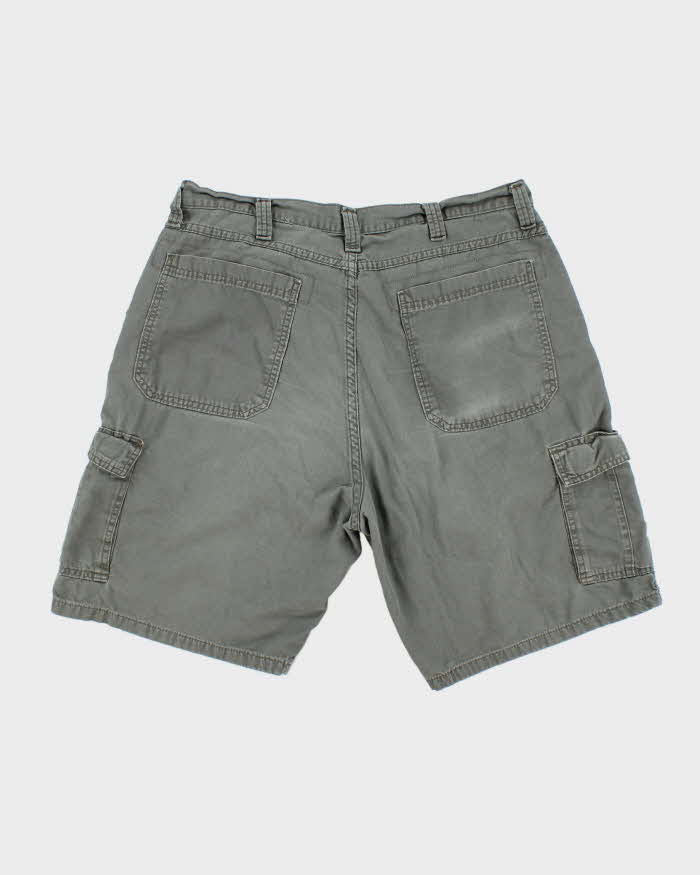 Vintage 2000's Wrangler Wide Leg Faded Cargo Shorts - W34 L10