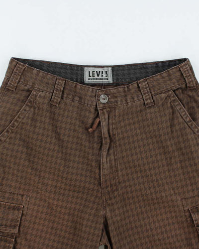 Vintage 2000's Levi's Wide Fit Patterned Cargo Shorts - W32 L11
