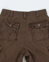 Vintage 2000's Levi's Wide Fit Patterned Cargo Shorts - W32 L11
