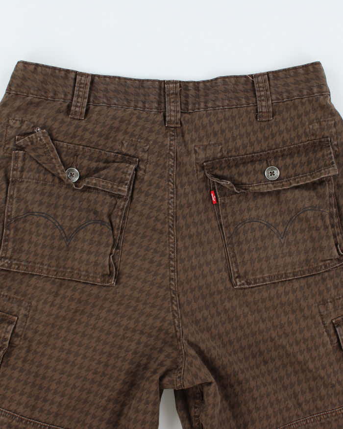 Vintage 2000's Levi's Wide Fit Patterned Cargo Shorts - W32 L11
