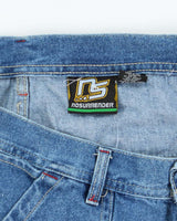 Vintage 2000's No Surrender Wide Leg Medium Wash Denim Shorts - W32 L10