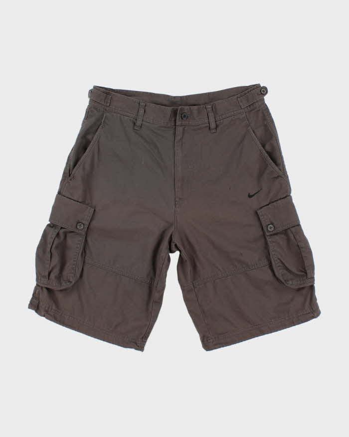 Vintage Y2K Nike Wide Leg Cargo Shorts - L