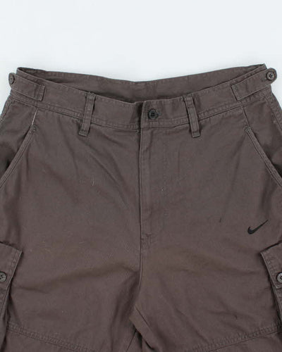 Vintage Y2K Nike Wide Leg Cargo Shorts - L